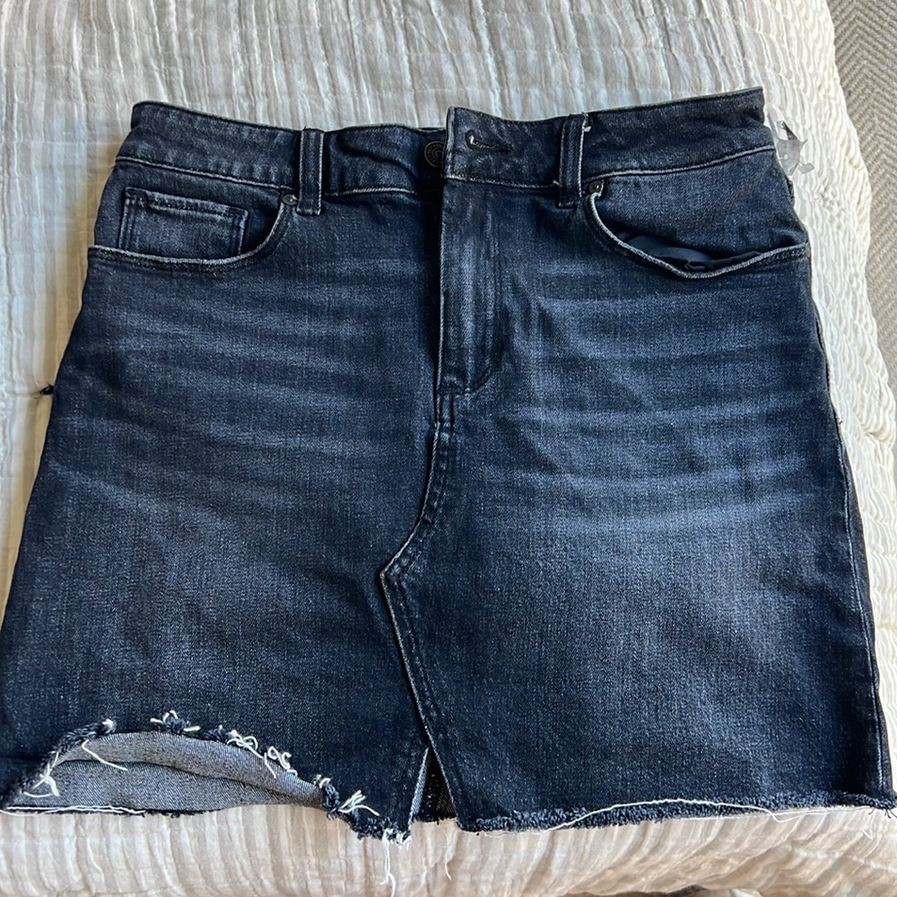 Paige Denim Black Skirt